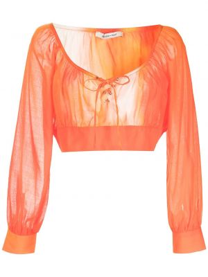 Укороченная шерстяная блузка с завязками Paloma Wool