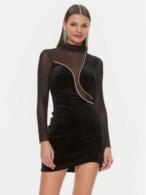 Slim fit koktejlové šaty Nissa černé