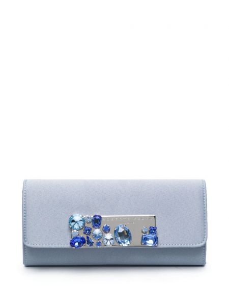 Сатенени чанта тип „портмоне“ Roberto Festa синьо