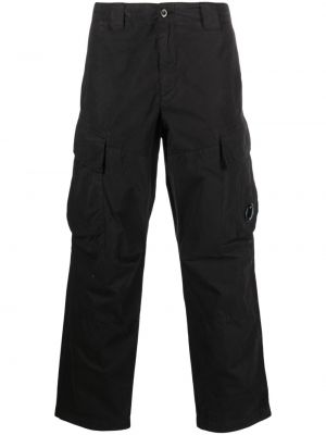Bavlněné cargo kalhoty C.p. Company černé