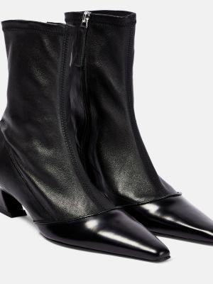 Leder ankle boots Acne Studios schwarz