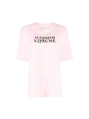 Koszulka Maison Kitsune różowa