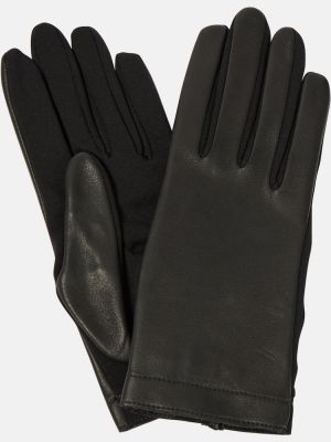 Usnjene rokavice Alaia črna