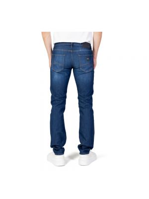 Skinny jeans mit geknöpfter mit reißverschluss Armani Exchange blau