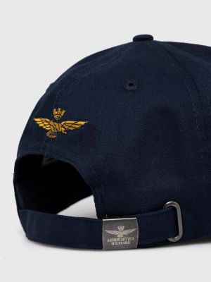 Șapcă din bumbac Aeronautica Militare albastru