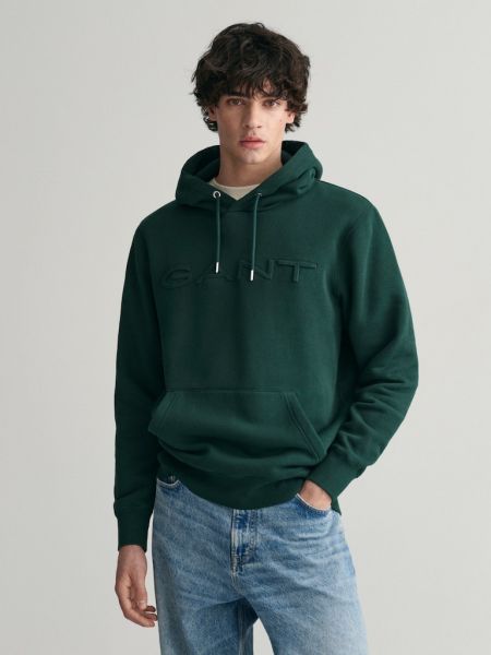 Пуловер Gant зеленый