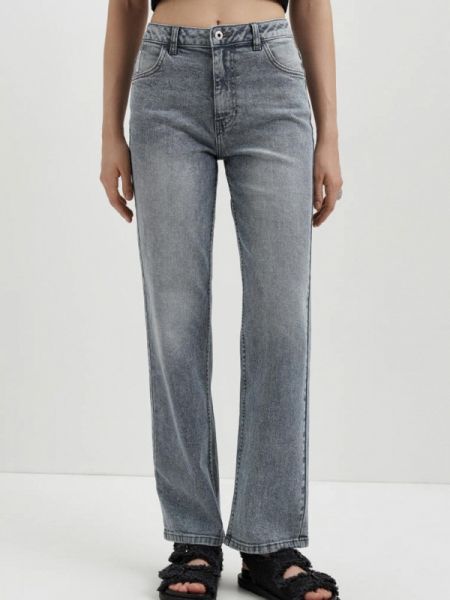 Серые прямые джинсы Conte Elegant