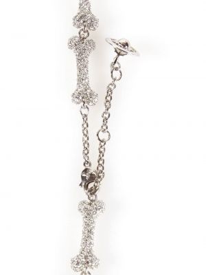 Křišťálový náhrdelník Vivienne Westwood stříbrný