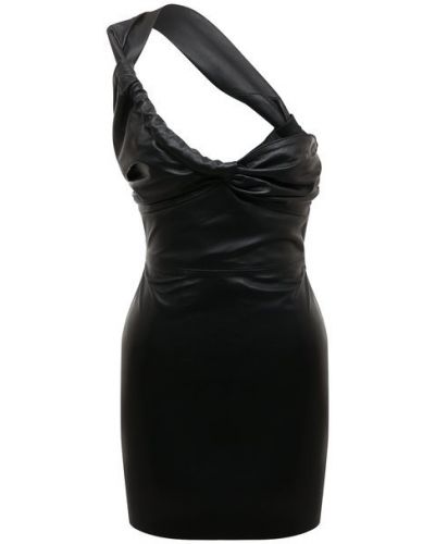 Кожаное платье Manokhi - Черный