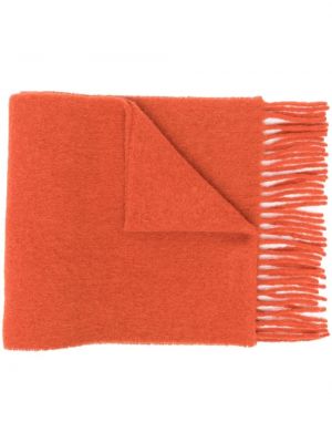 Brodert skjerf Isabel Marant oransje