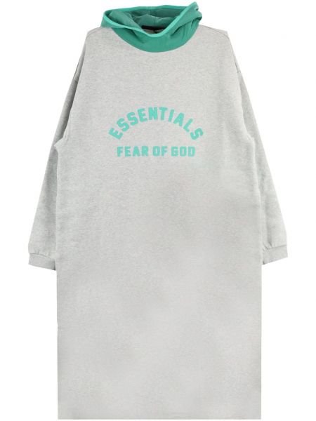 Yapağı düz elbise Fear Of God Essentials gri