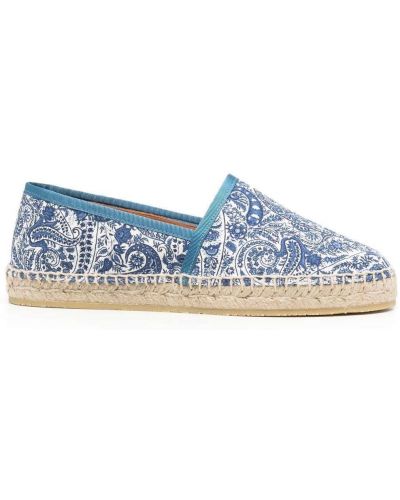 Paisley trykt espadrillos Etro blå