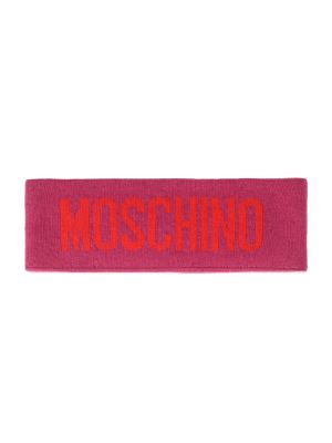 Gorra de pelo Moschino rosa