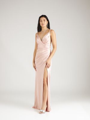Вечерна рокля от розово злато Unique розово
