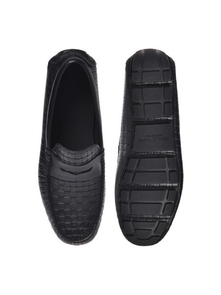 Loafers con estampado con trenzado Baldinini negro