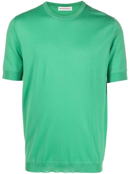 Πλεκτή μάλλινη μπλούζα από μαλλί merino Goes Botanical πράσινο