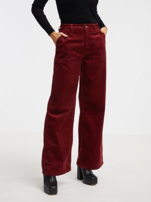 Spodnie Pepe Jeans czerwone