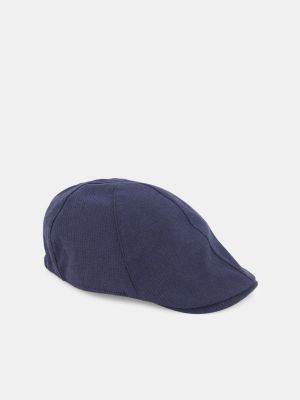 Gorra de lino Dustin azul