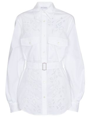 Памучна риза Jw Anderson бяло