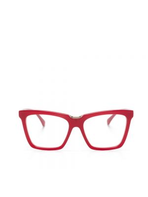 Okulary korekcyjne Max Mara czerwone