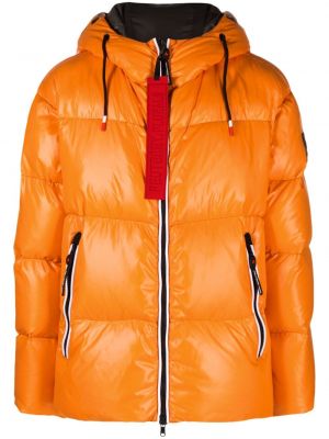Péřová bunda s kapucí Peuterey oranžová