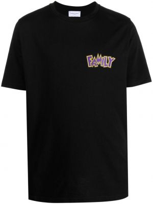 T-shirt mit print Family First schwarz
