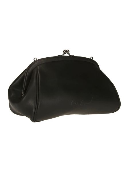 Bolso clutch con bolsillos Yohji Yamamoto negro