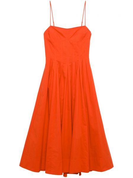 Bavlněné midi šaty Simkhai červené