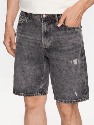 Shorts en jean slim Tom Tailor Denim gris