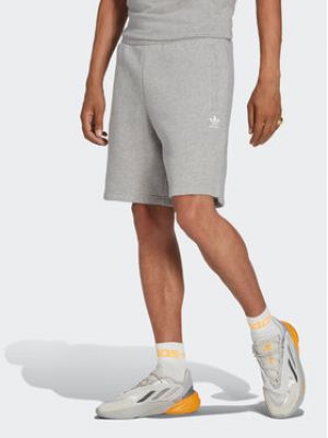 Športové priliehavé šortky Adidas Originals sivá