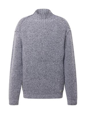 Džemperis ar augstu apkakli Calvin Klein pelēks