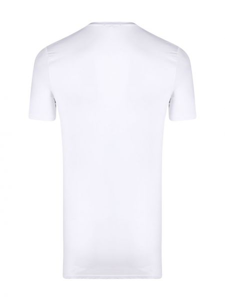 Camiseta de cuello redondo Ermenegildo Zegna blanco