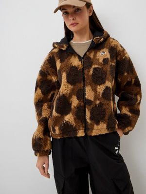 Утепленная куртка Puma коричневая