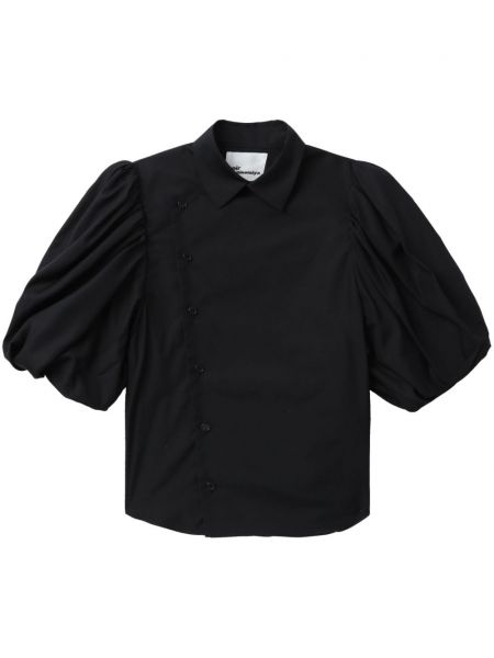 Bombažna bluza Noir Kei Ninomiya črna