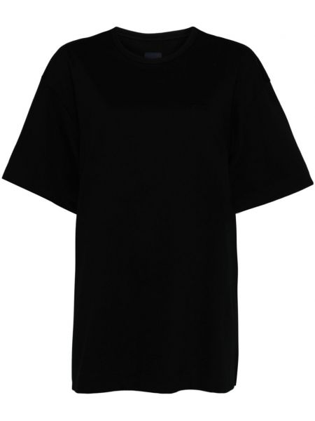 Kokvilnas t-krekls ar apdruku Juun.j melns