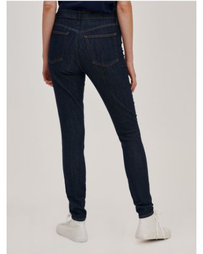 Skinny džíny s vysokým pasem Gap modré