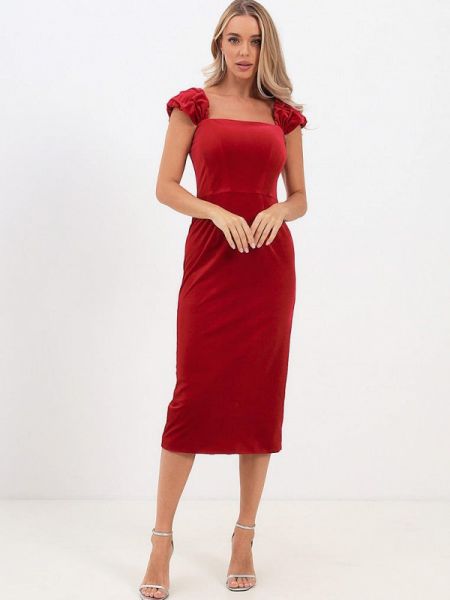 Вечернее платье селфиdress красное