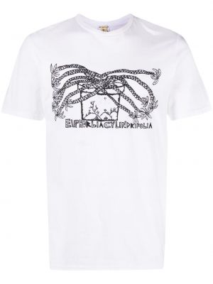 T-shirt aus baumwoll mit print Westfall weiß