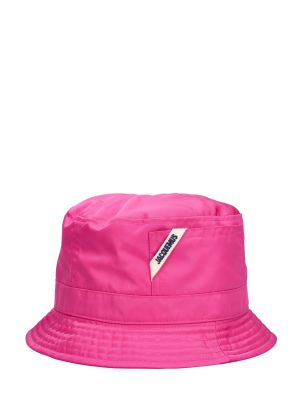Найлонова шапка Jacquemus розово
