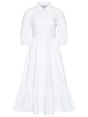 Oversized košilové šaty Patrizia Pepe bílé