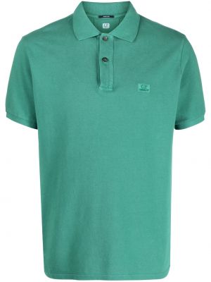 Поло тениска бродирана C.p. Company зелено
