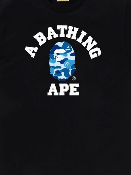 Koszulka bawełniana A Bathing Ape® czarna
