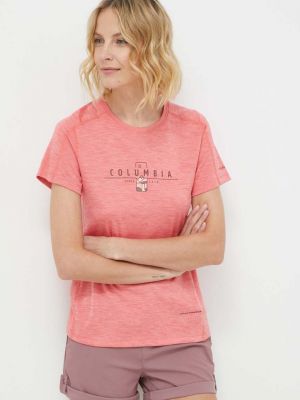 Sportska majica kratki rukavi Columbia ružičasta