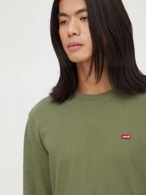 Tricou cu mânecă lungă din bumbac Levi's® verde