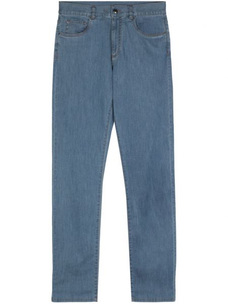 Jeans mit normaler passform Canali blau