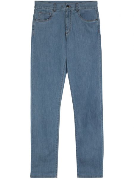 Jean droit Canali bleu