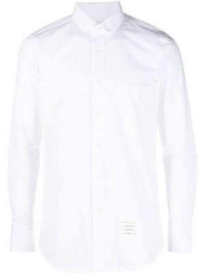 Bombažna srajca Thom Browne bela