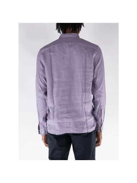 Camisa de lino Timberland violeta