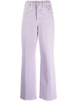 Voľné džínsy s vysokým pásom Frame fialová