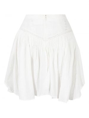 Mini spódniczka plisowana Marant Etoile biała